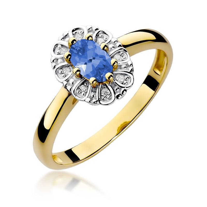 Ringe mit Tansanitstein