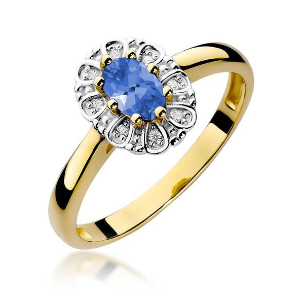 Anillos con piedra Tanzanita