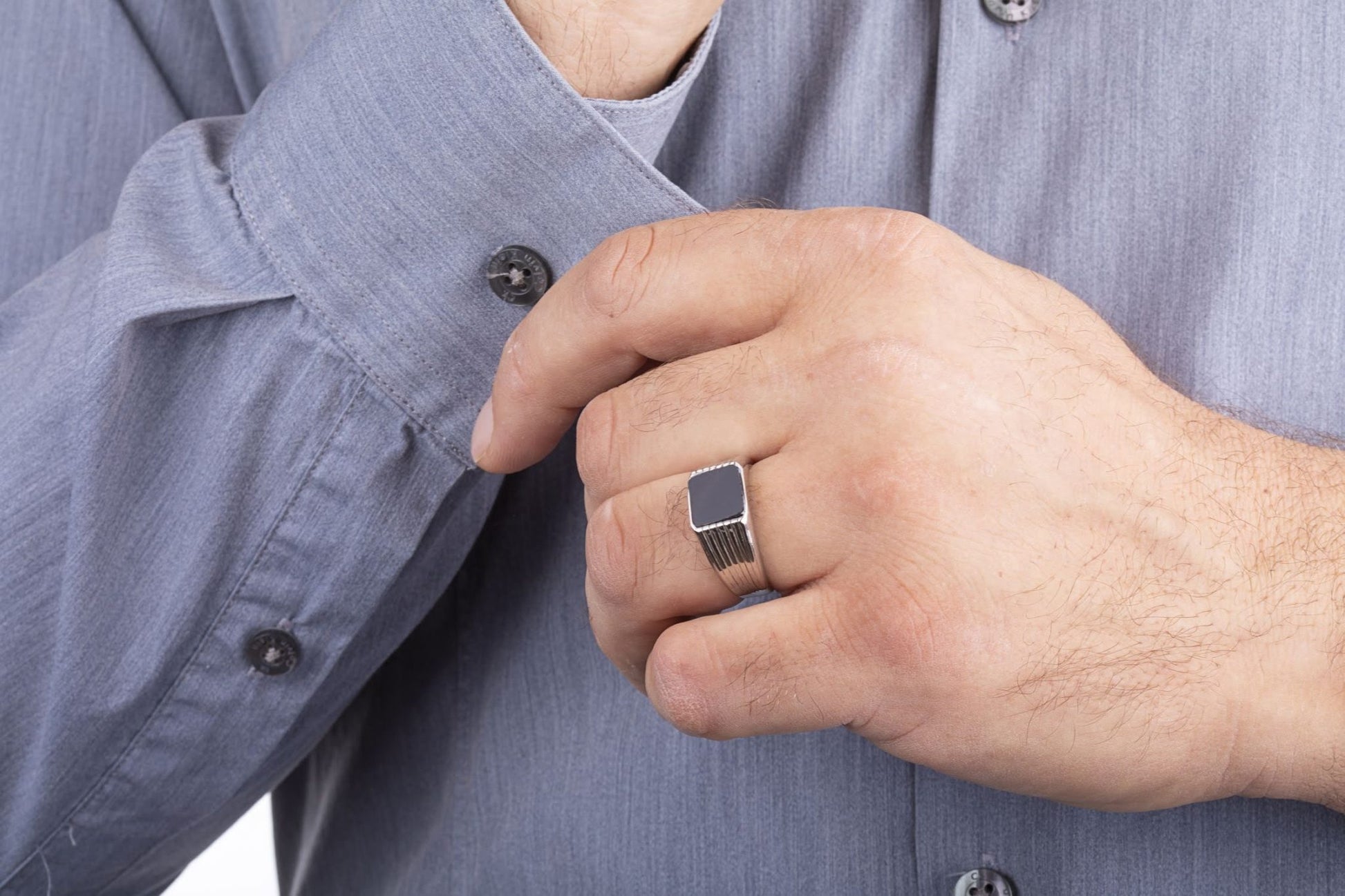 Anello in Argento con Onice