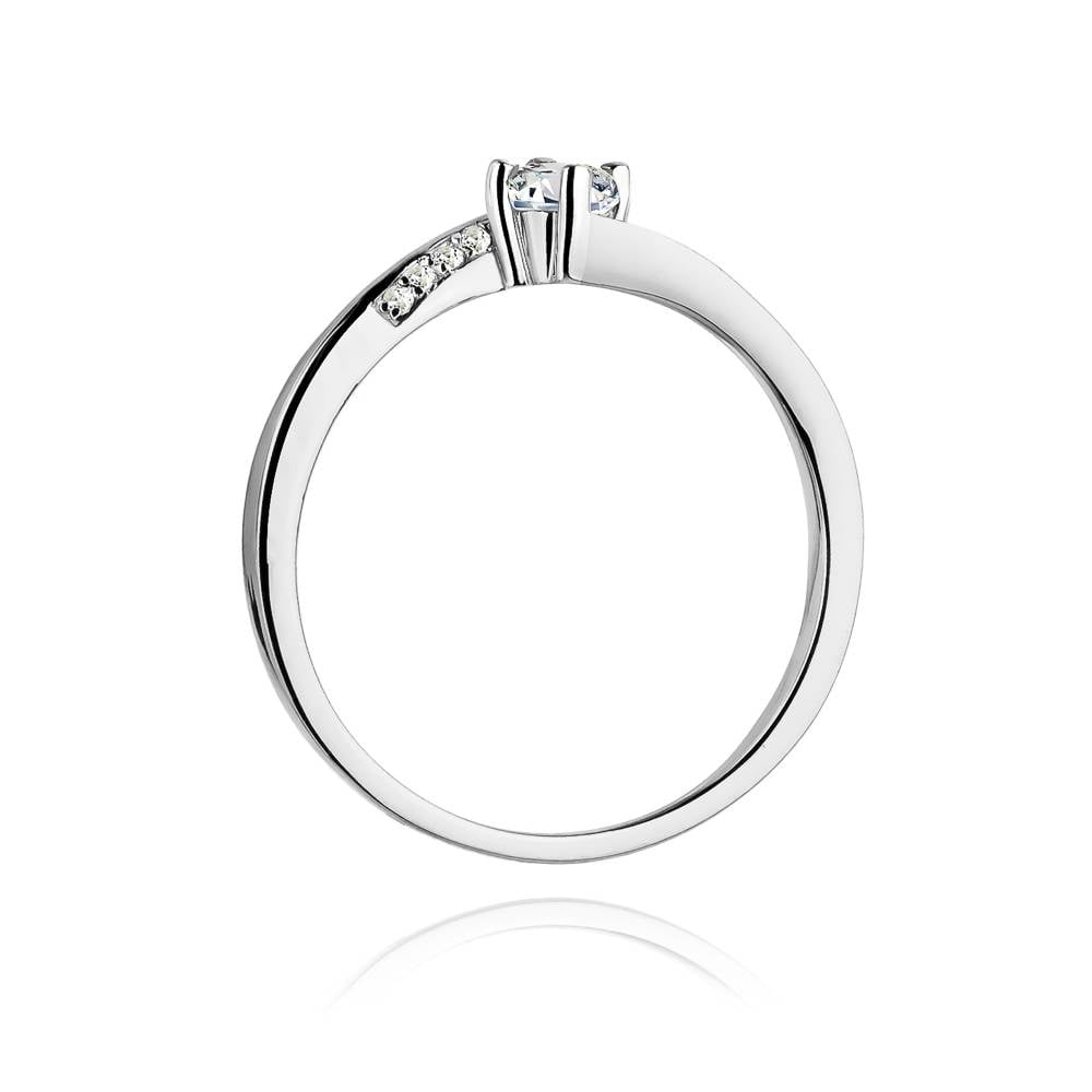 Anello Étoile in Oro con Diamante