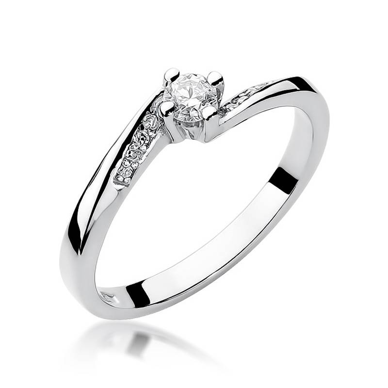 Anello Étoile in Oro con Diamante