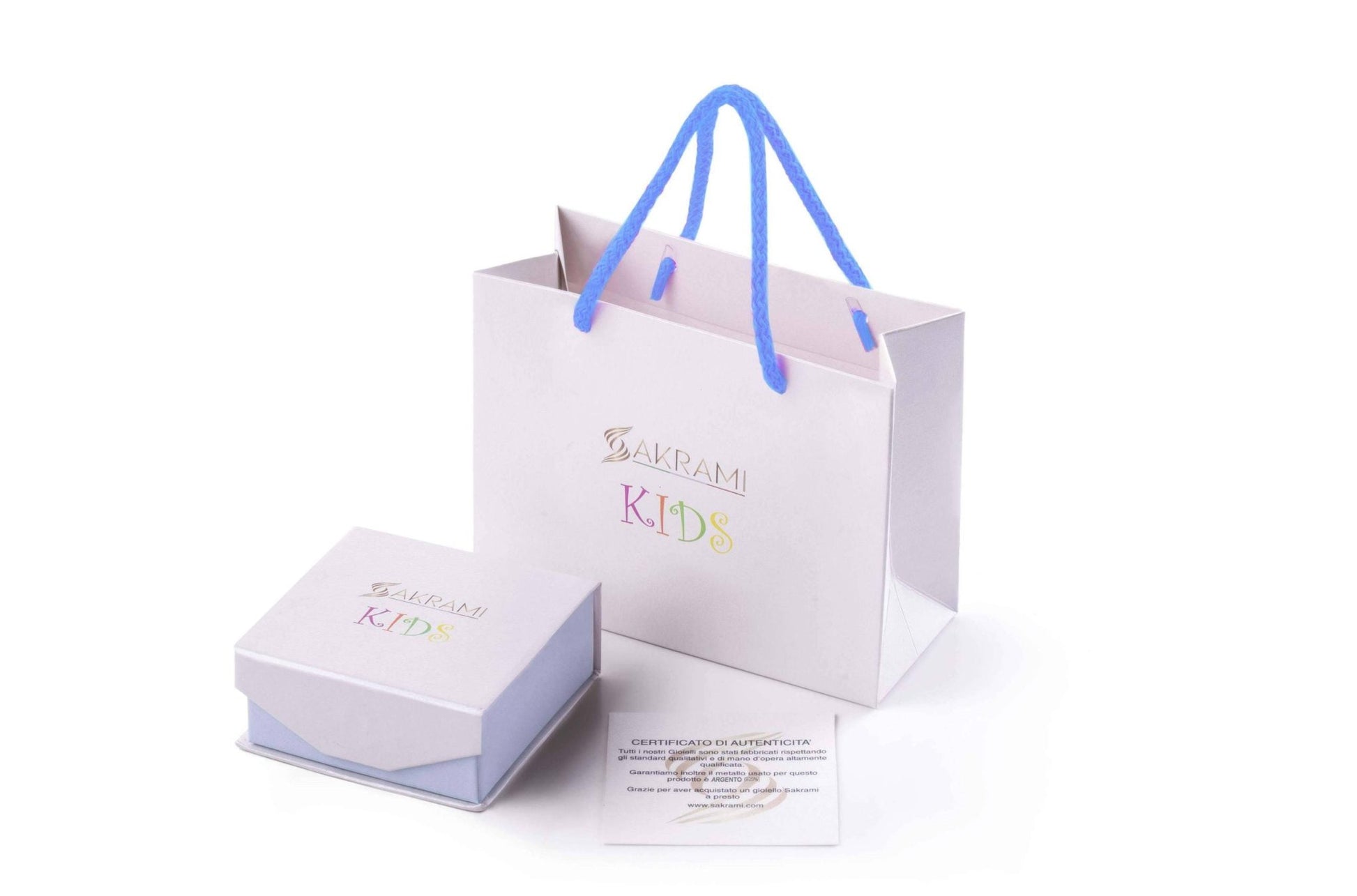 Armband aus Silber für Kinder mit blauem Eisbär