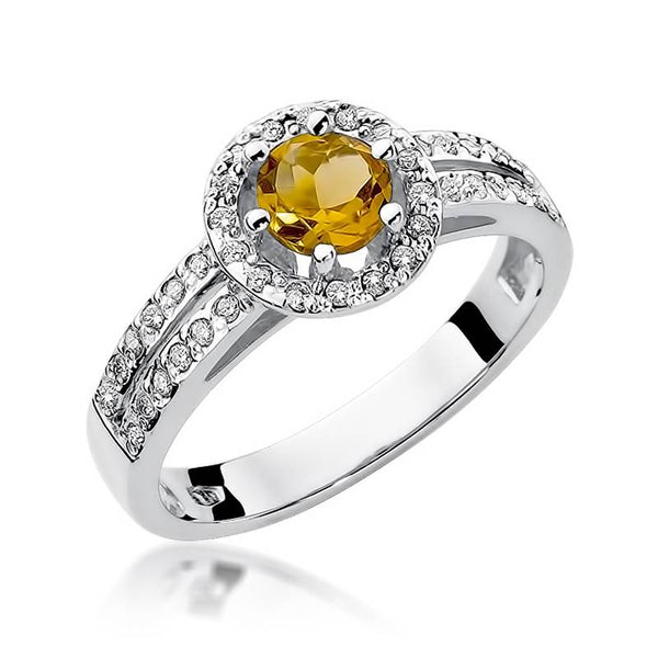 Anelli con Quarzo Citrine