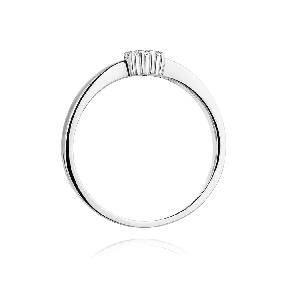 Bague Square en Or avec 9 diamants