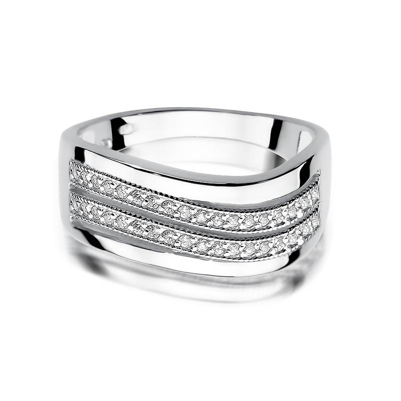 Bague Scia en or avec diamants