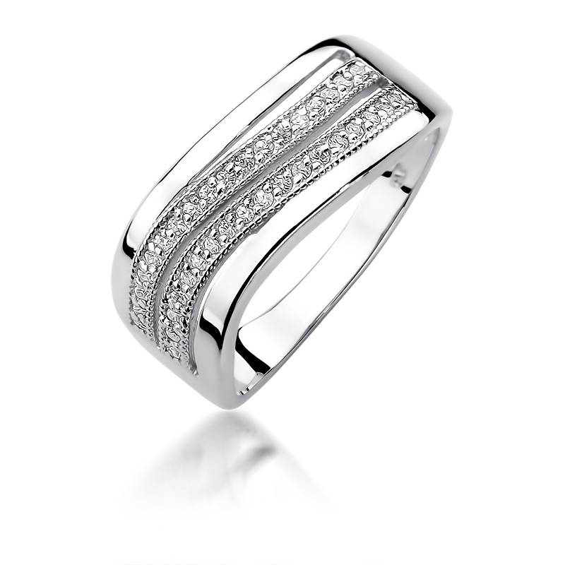 Bague Scia en or avec diamants