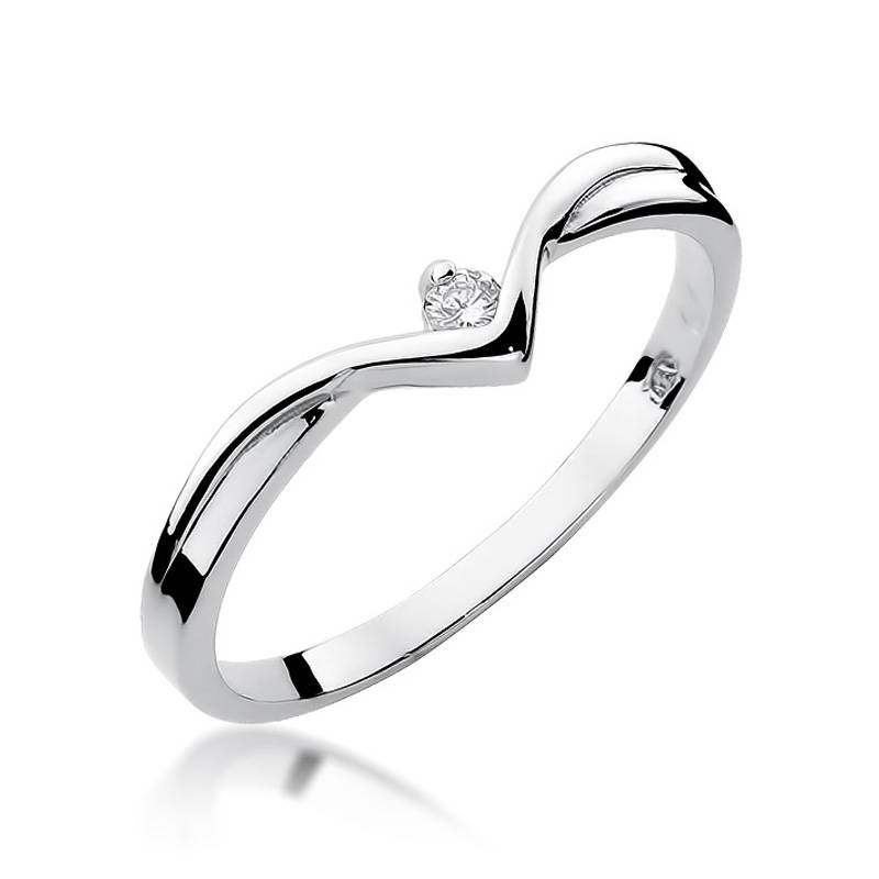 Anello Velira in Oro con Diamante