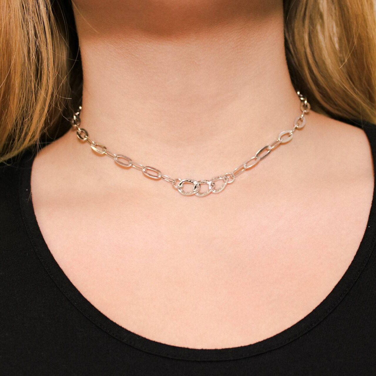 Grumetta-Halskette mit Strass