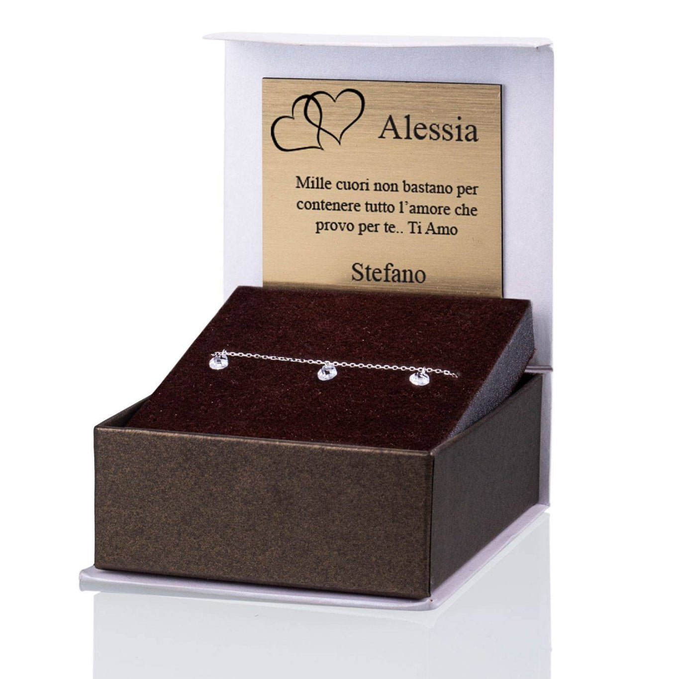 Pulsera con Siete Corazones