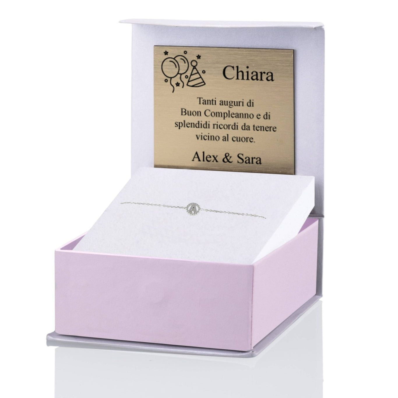 Bracciale con Lettera Cerchiata