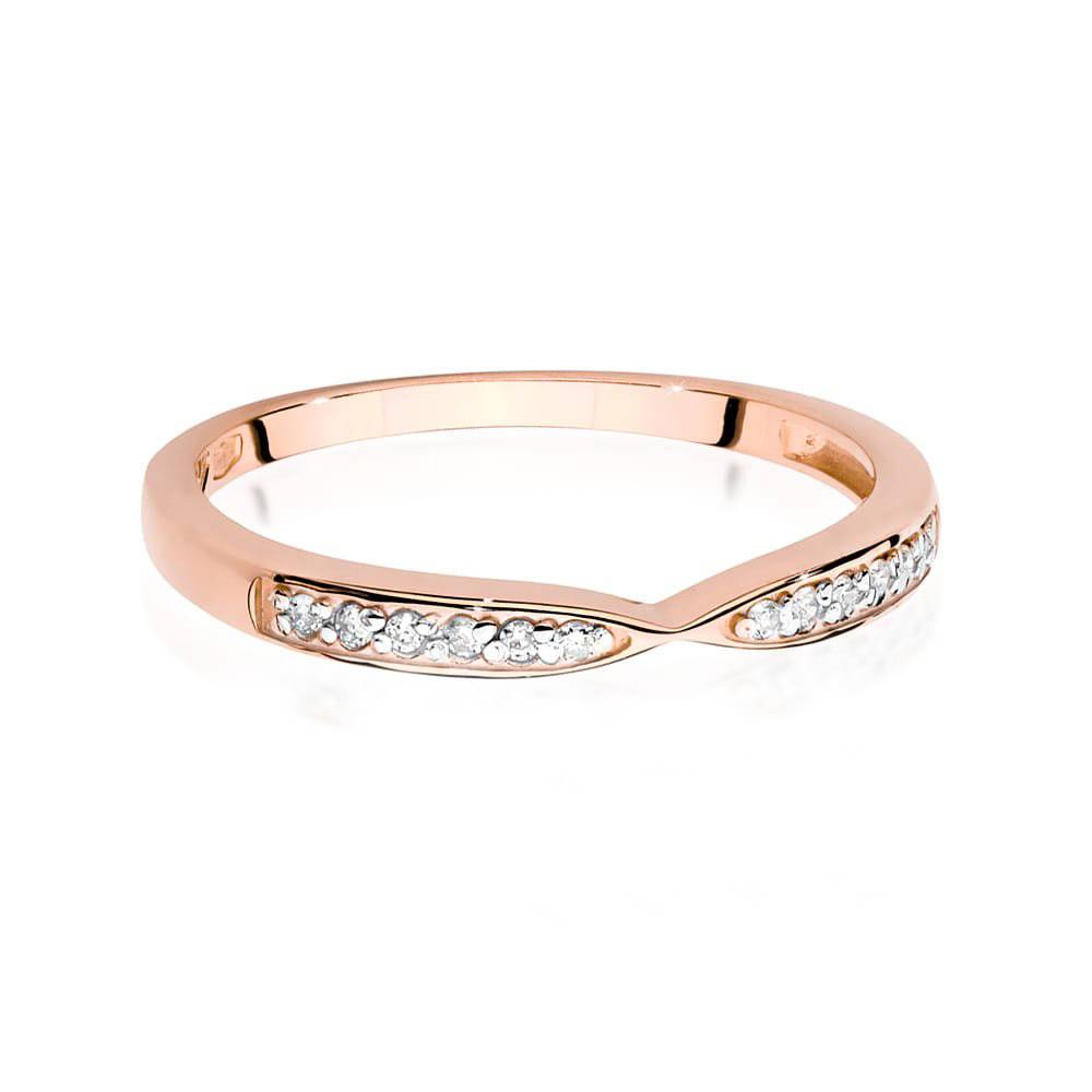 Bague Riviera Infinity en Or Rose et Diamants
