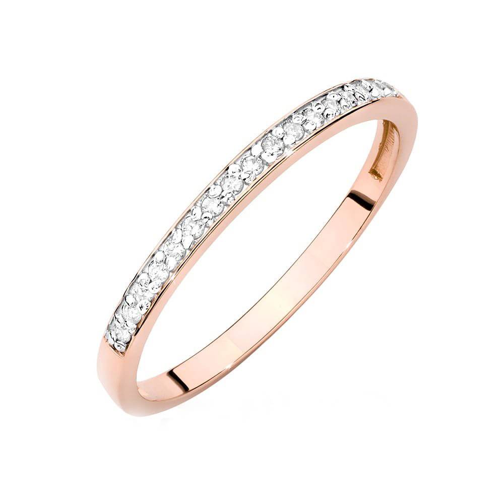 Riviera Grace Ring in Rose Gold with Diamonds