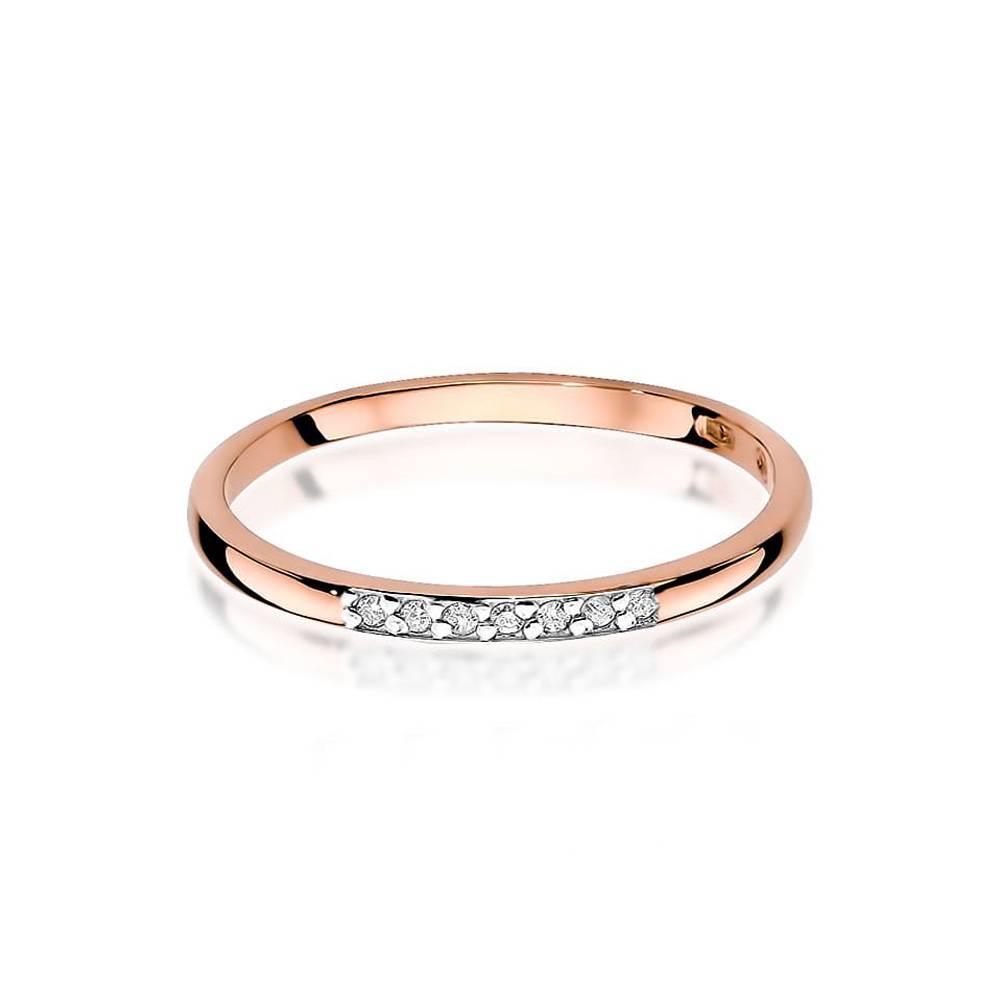 Anello Grace in Oro Rosa e Diamanti