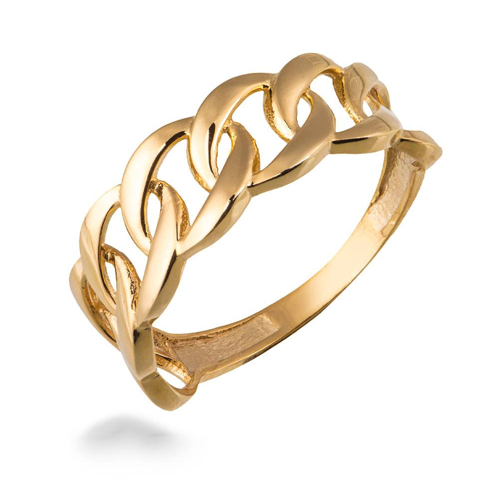 Ring Chain aus Gold