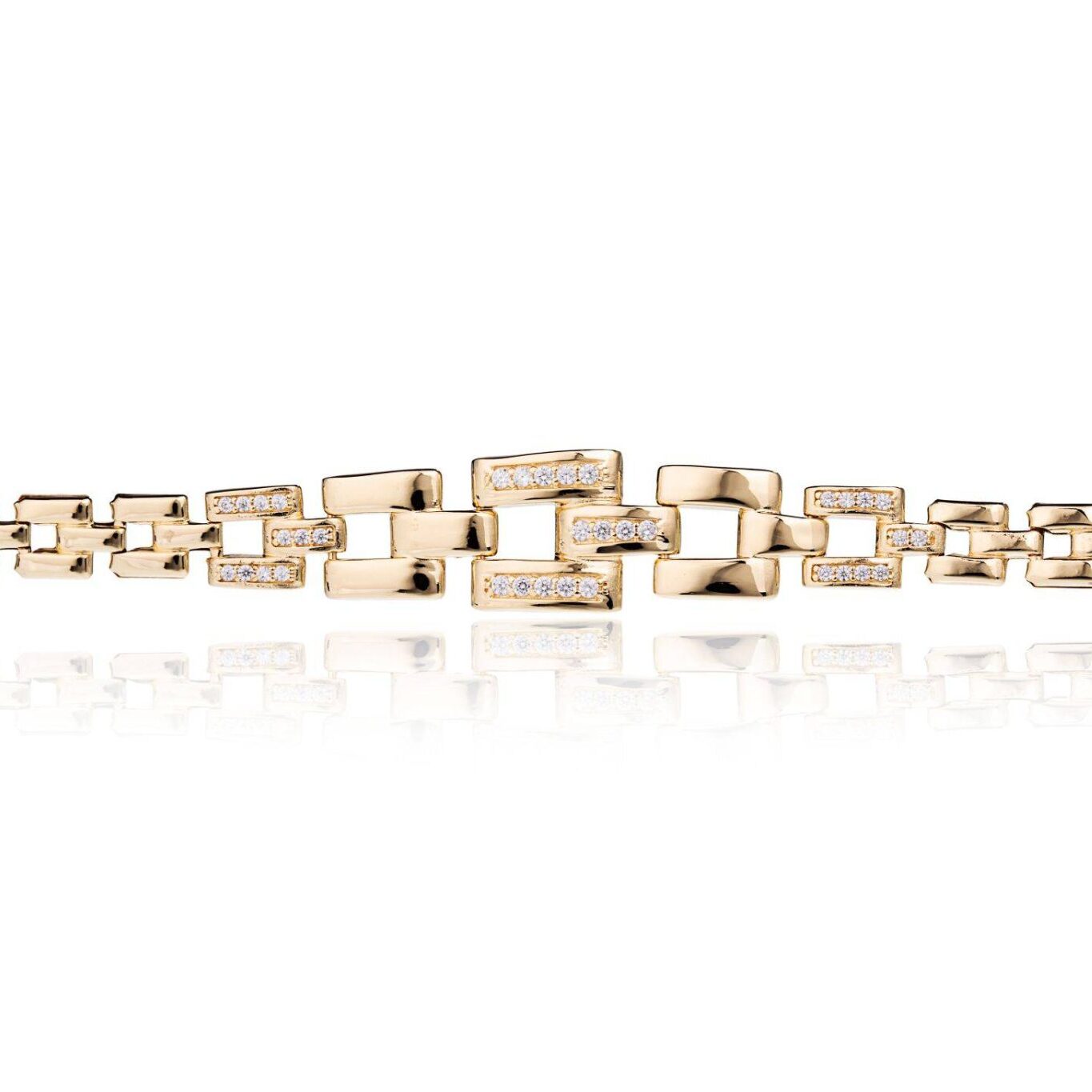 BackBone Gold Plated Bracelet