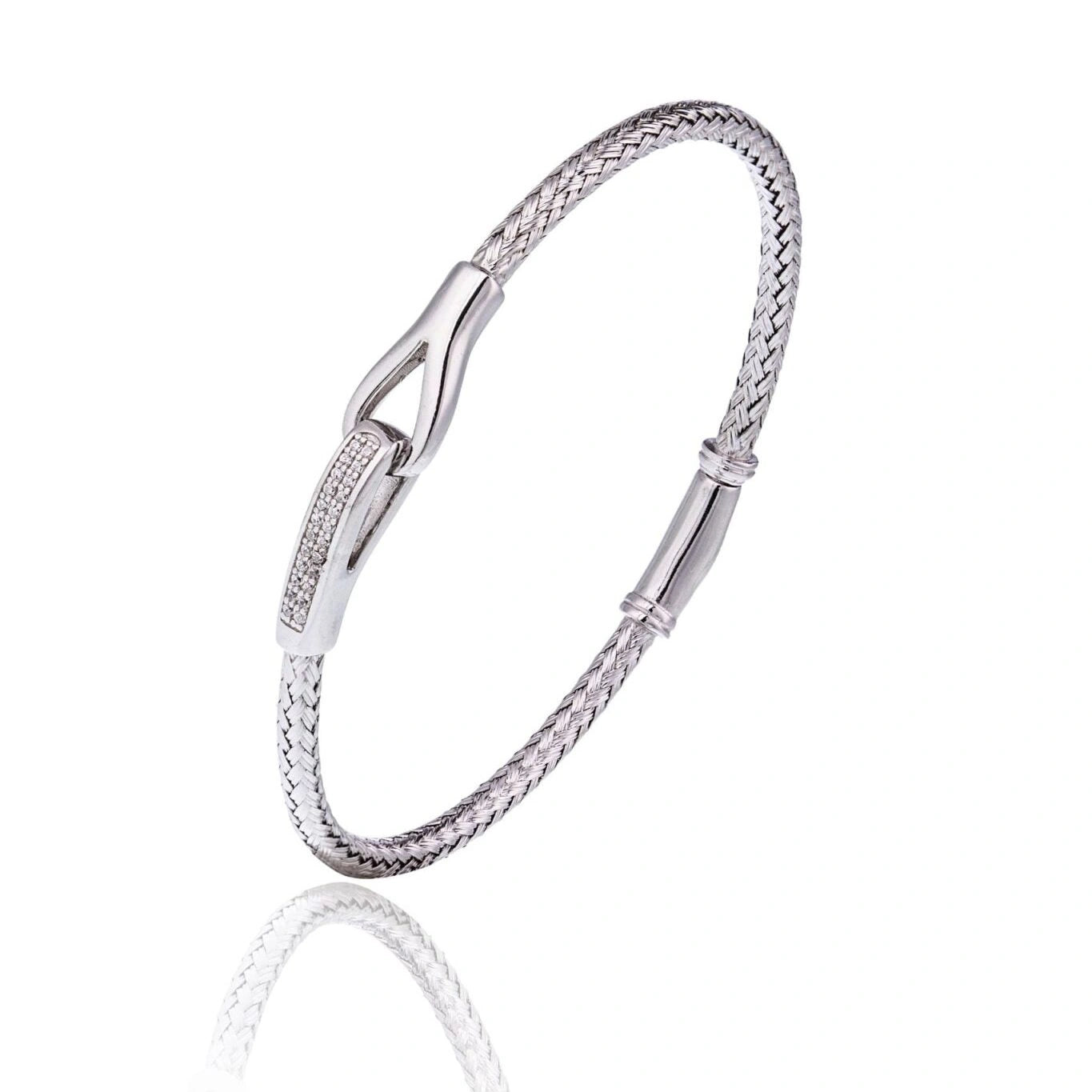 Brazalete Rígido de Plata Sailor