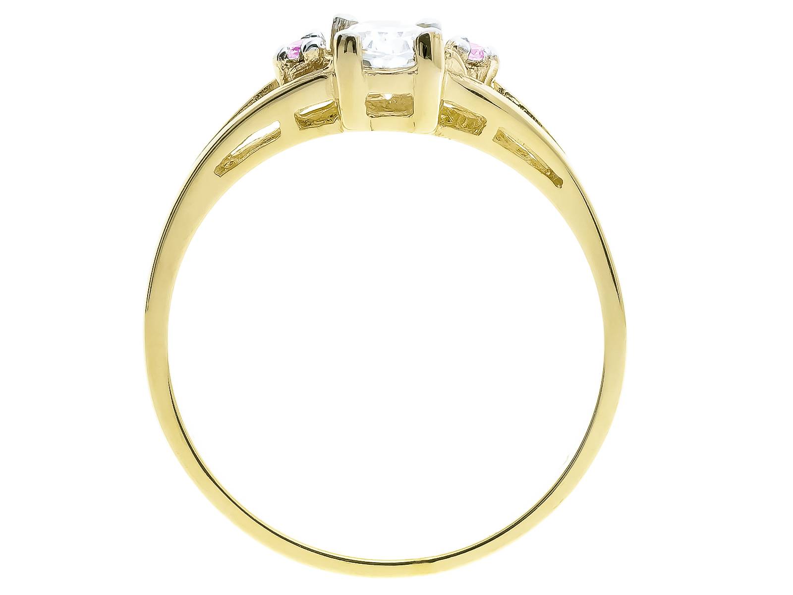 Ring Tiana aus Gold und Zirkonen