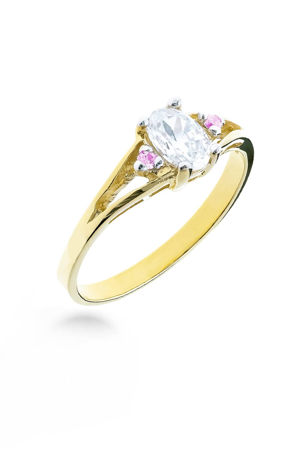 Ring Tiana aus Gold und Zirkonen