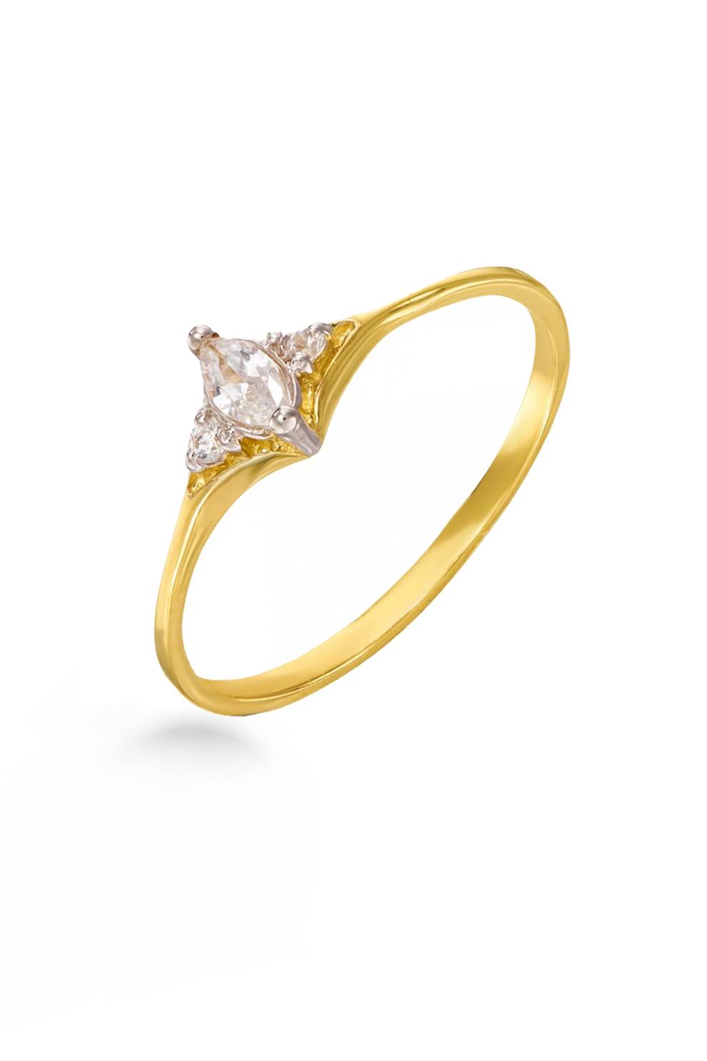 Anello Moana in Oro con Zirconi