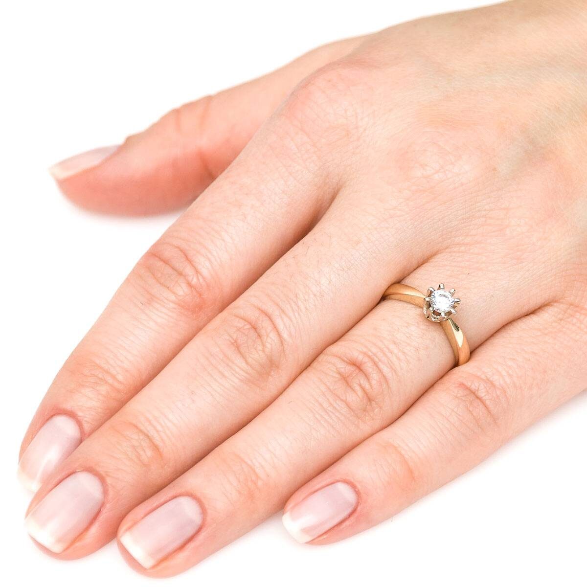 Anello Belive in Oro con Zircone