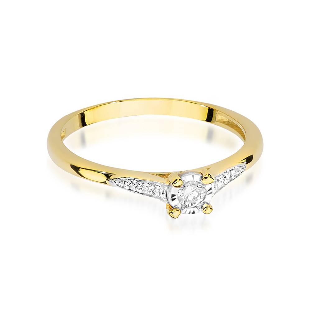 Anillo de Oro Venice con Diamantes