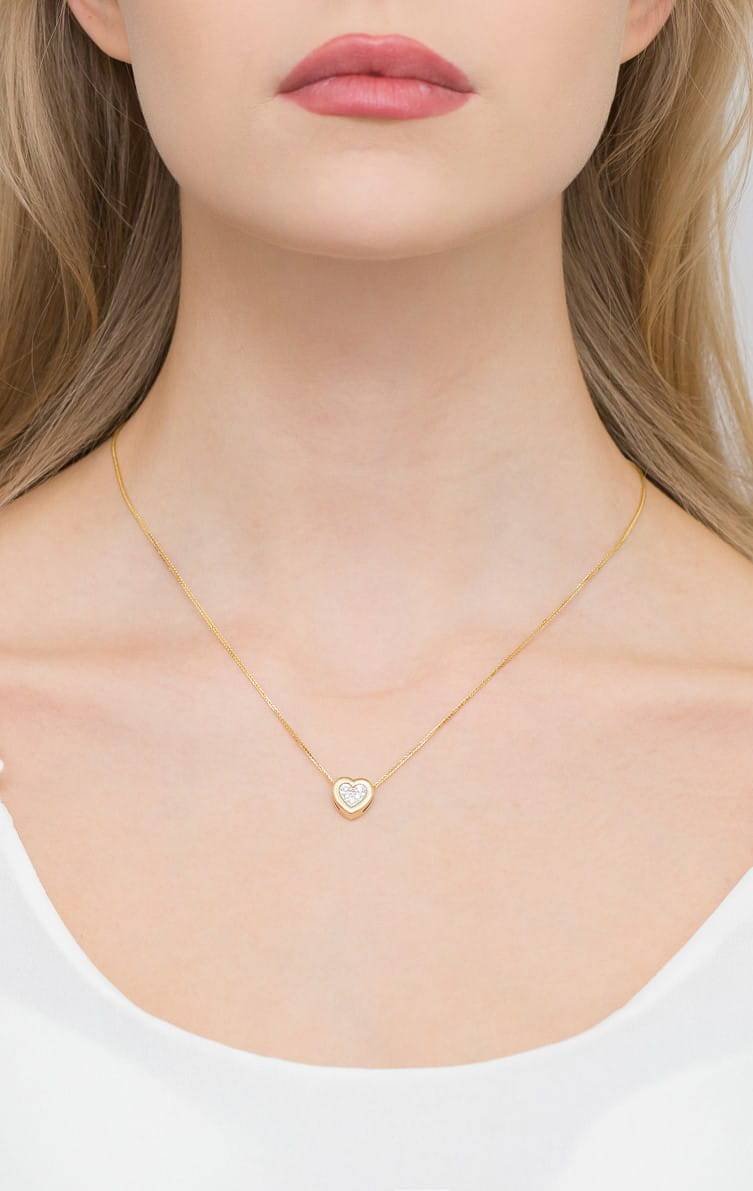 Collier Love en or avec diamants