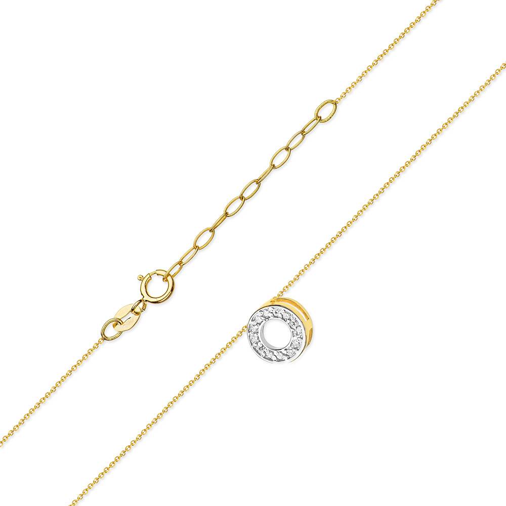 Collana Round in Oro con Diamanti