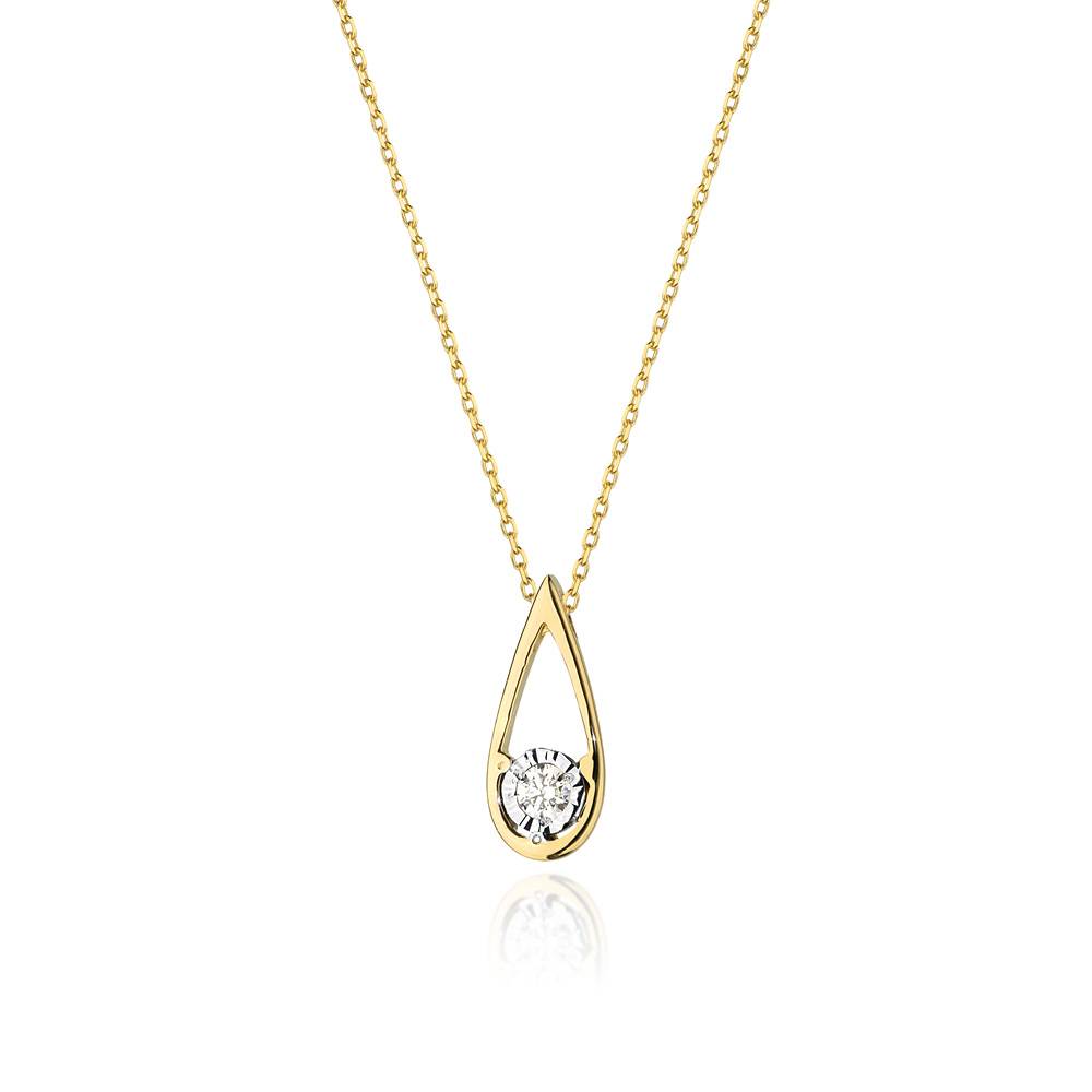 Collana Drop in Oro e Diamanti