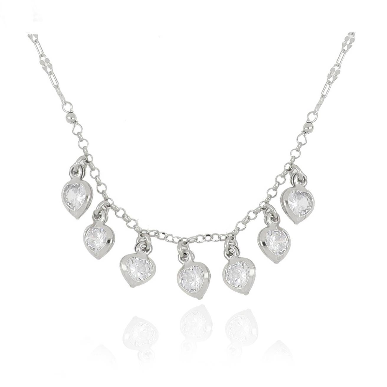 Collier Crystal Hearts