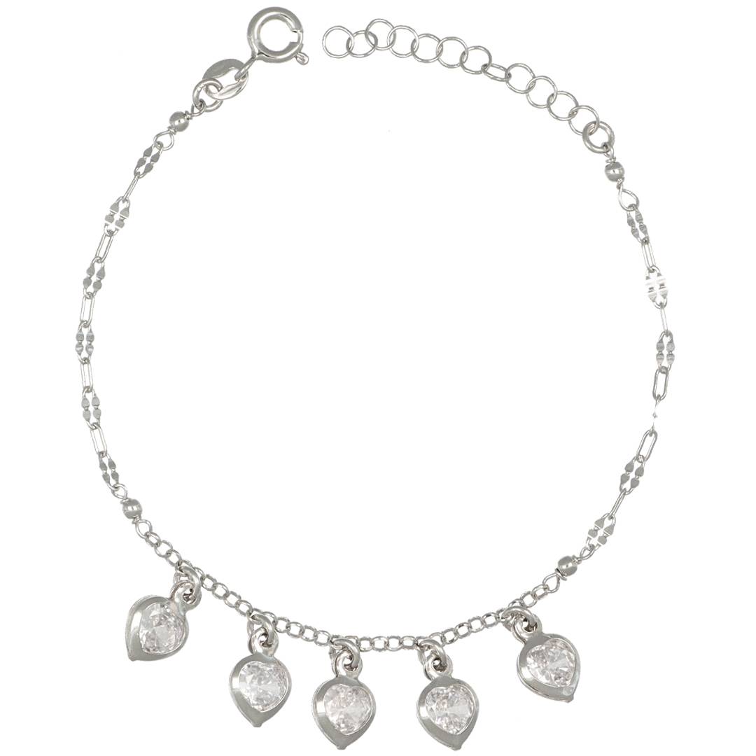 Pulsera Crystal Hearts