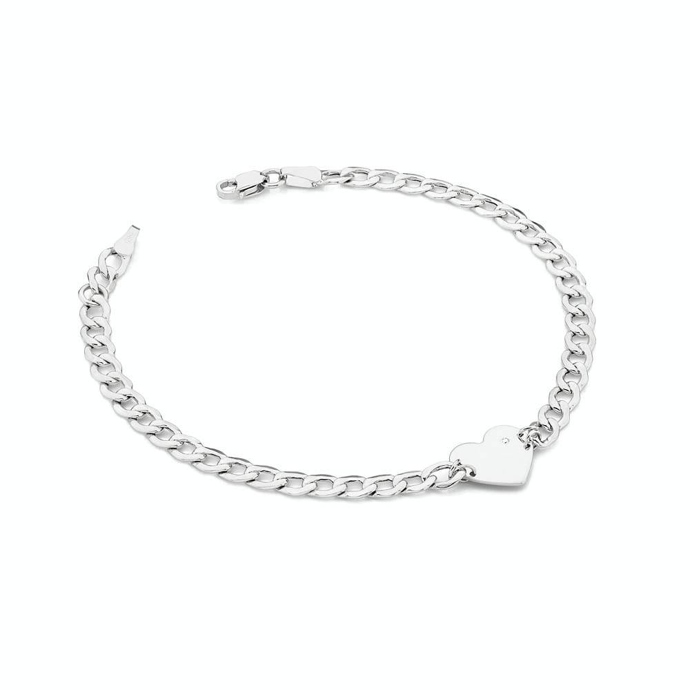 Bracelet en Or Heart avec Diamant