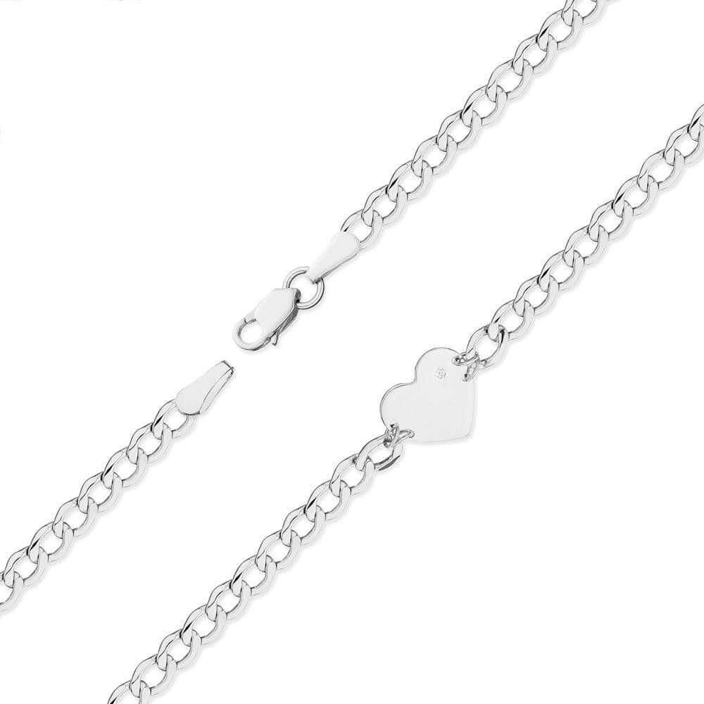 Bracelet en Or Heart avec Diamant