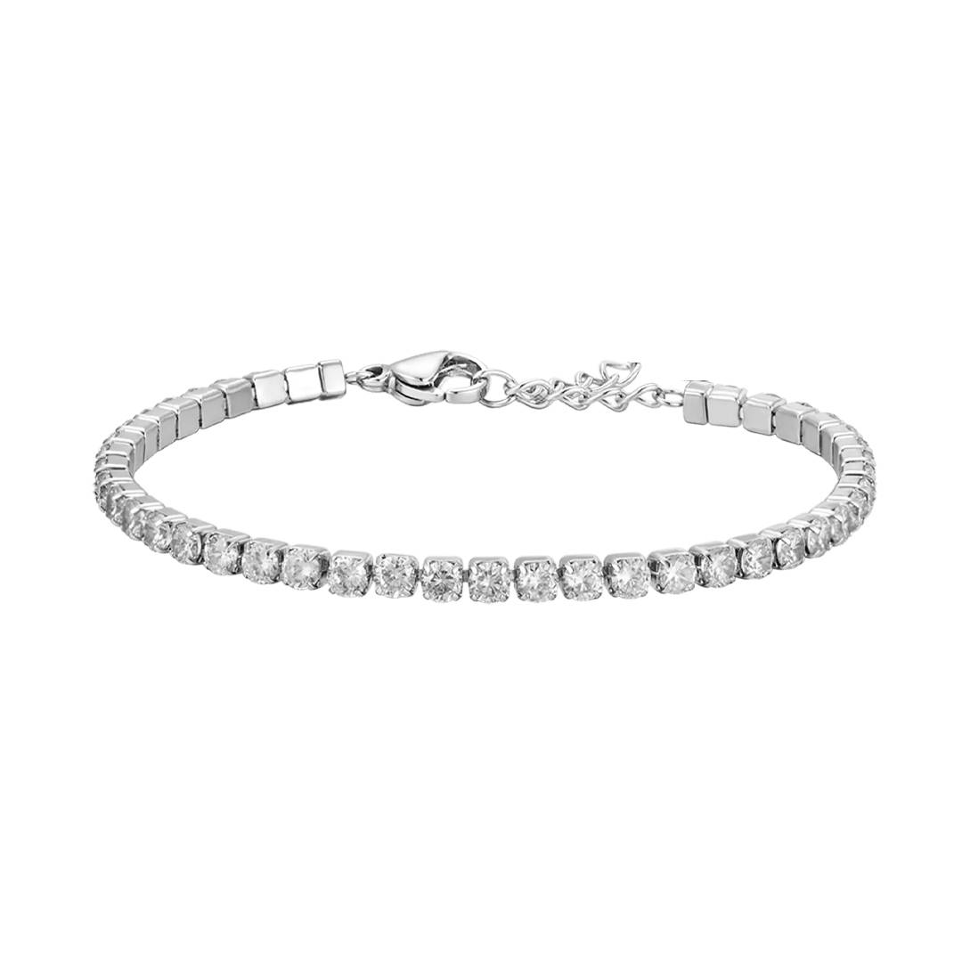 Armband Tennis Daisy Weiß