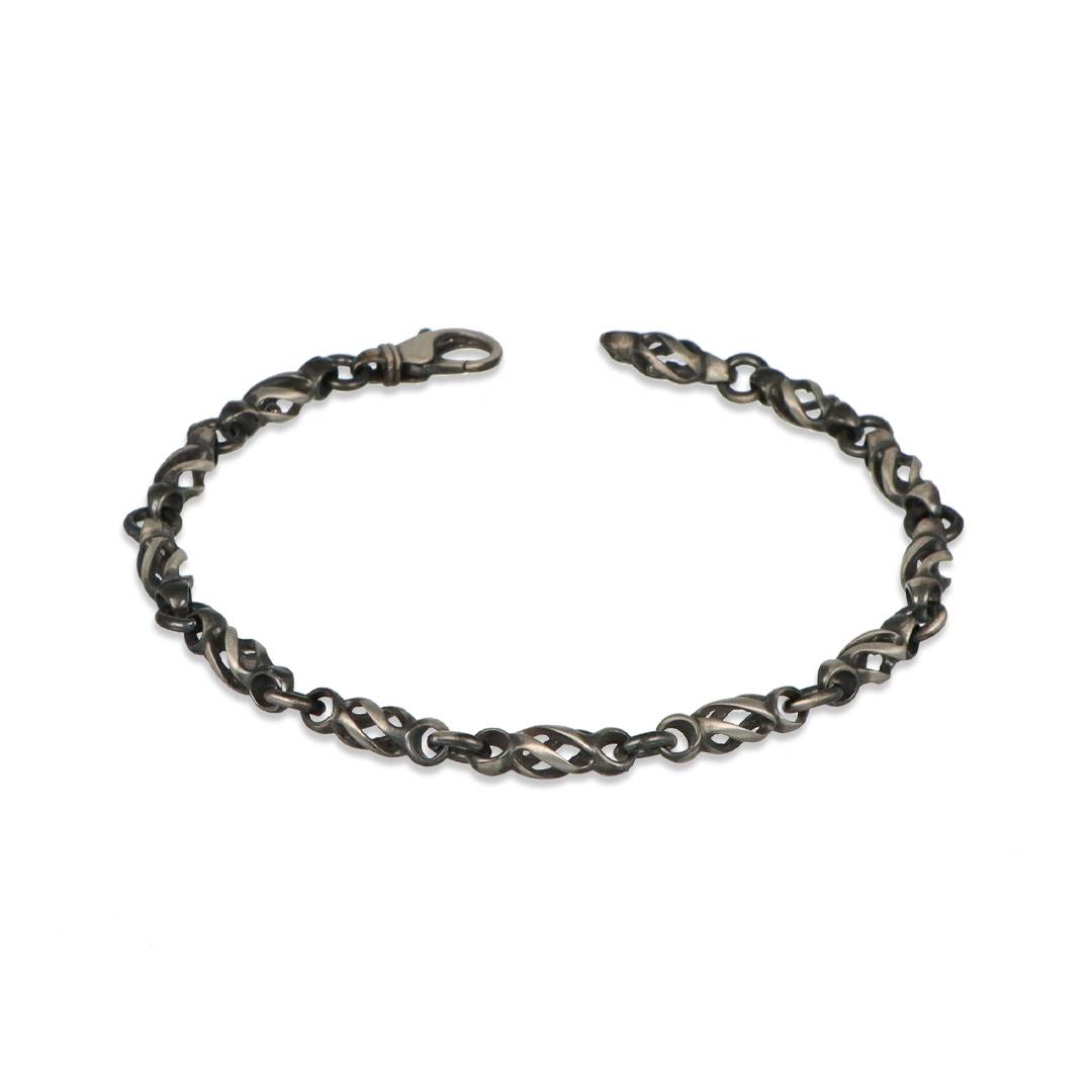 Burnished Silver Vertigo Bracelet