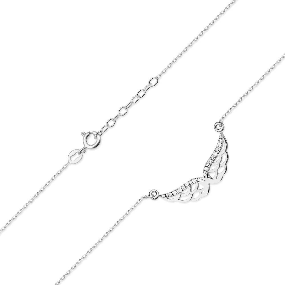 Collier en Or 14 carats Angel avec Diamants