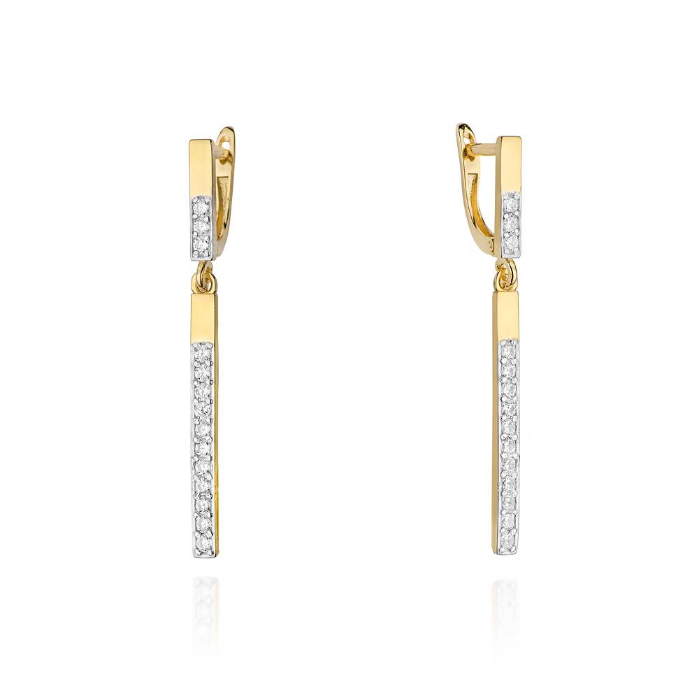 Orecchini Pendenti Match in Oro e Diamanti