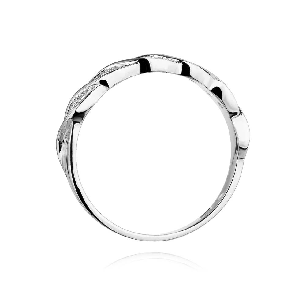 Anillo en Oro Twist con Diamantes