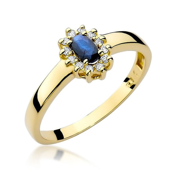 Anelli con Zaffiri Oro Giallo