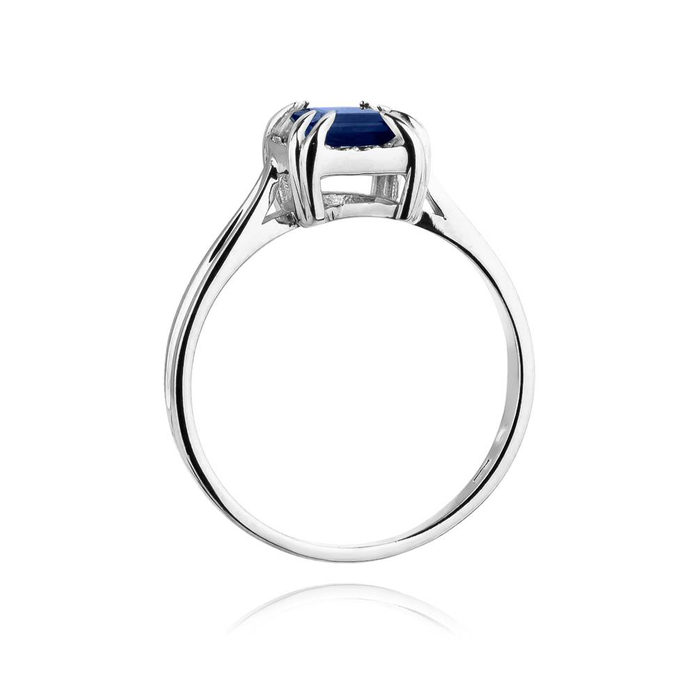 Anello Bridge con Zaffiro