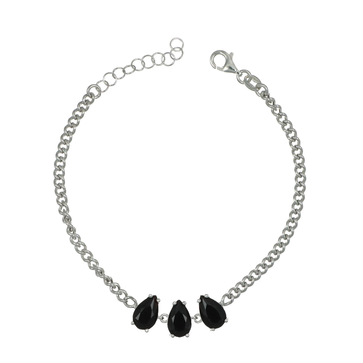 Pulsera con Circonitas en Gota