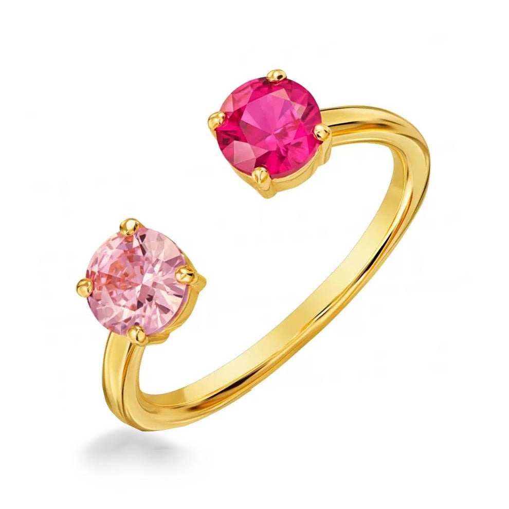 Anillo en Oro Marea Rosa