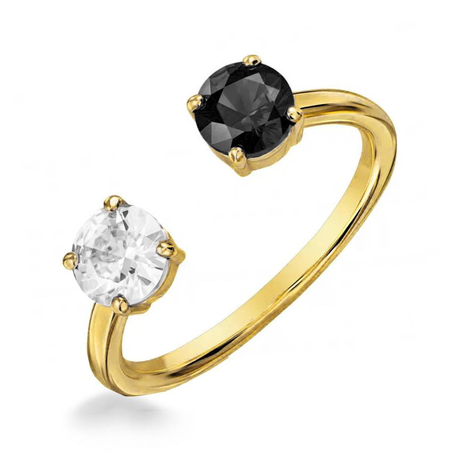 Black Tide Gold Ring