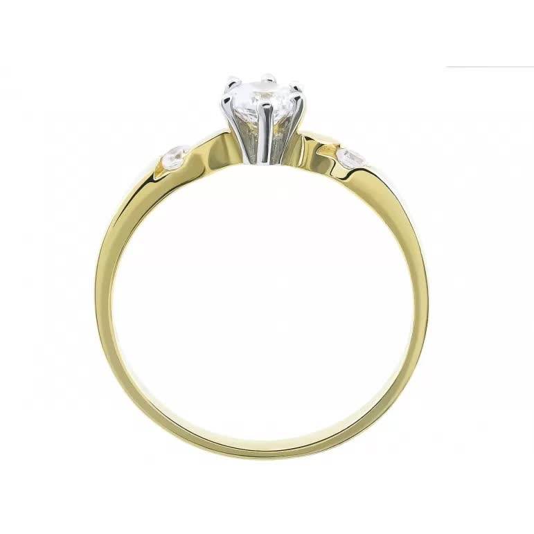 Brahma-Ring mit Zirkon