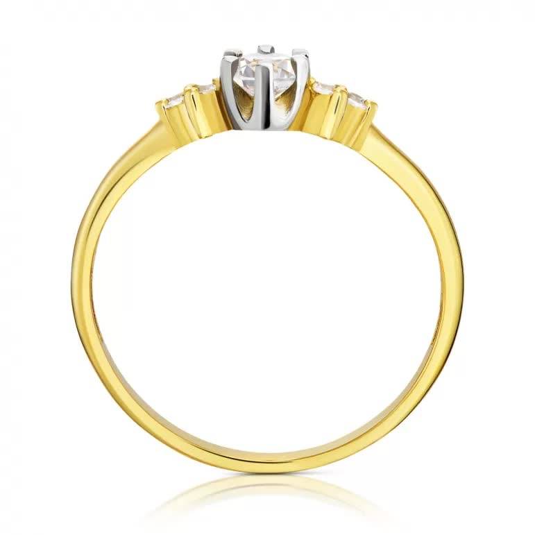Ring aus Gear Weiß Gold