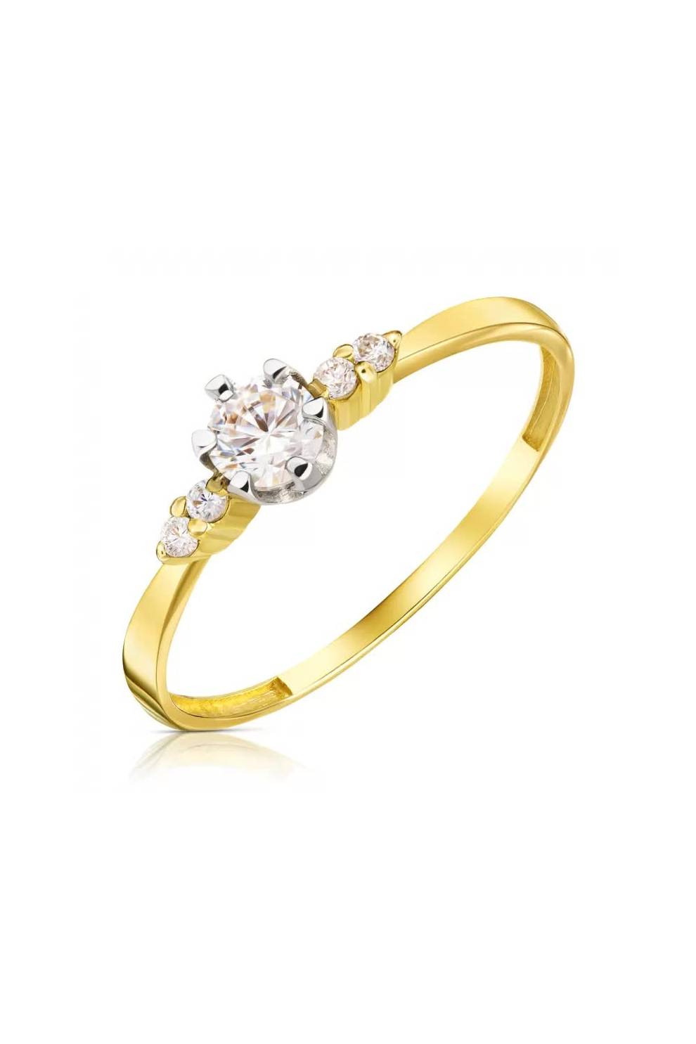 Ring aus Gear Weiß Gold