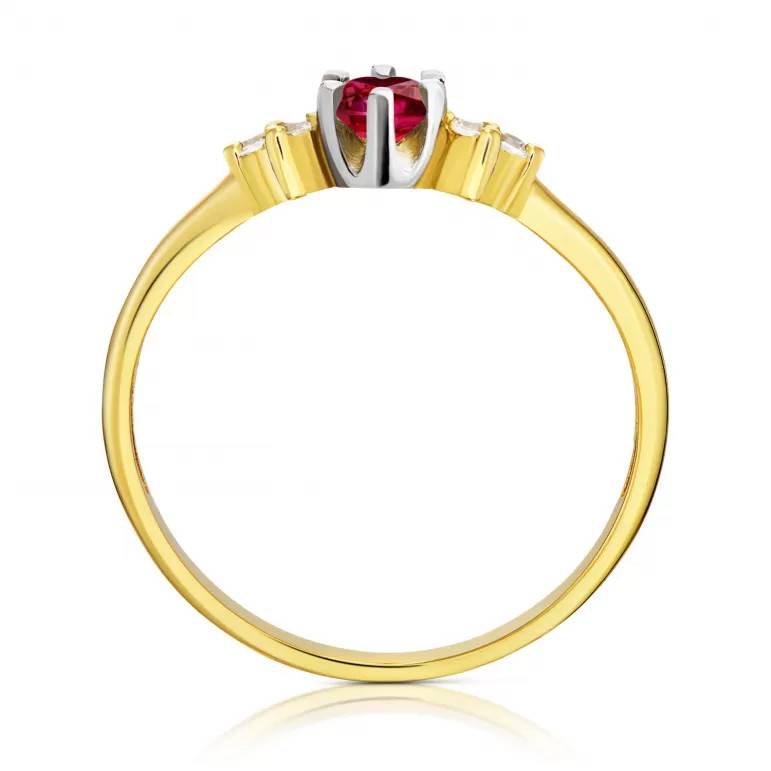 Ring aus Gear Rot Gold