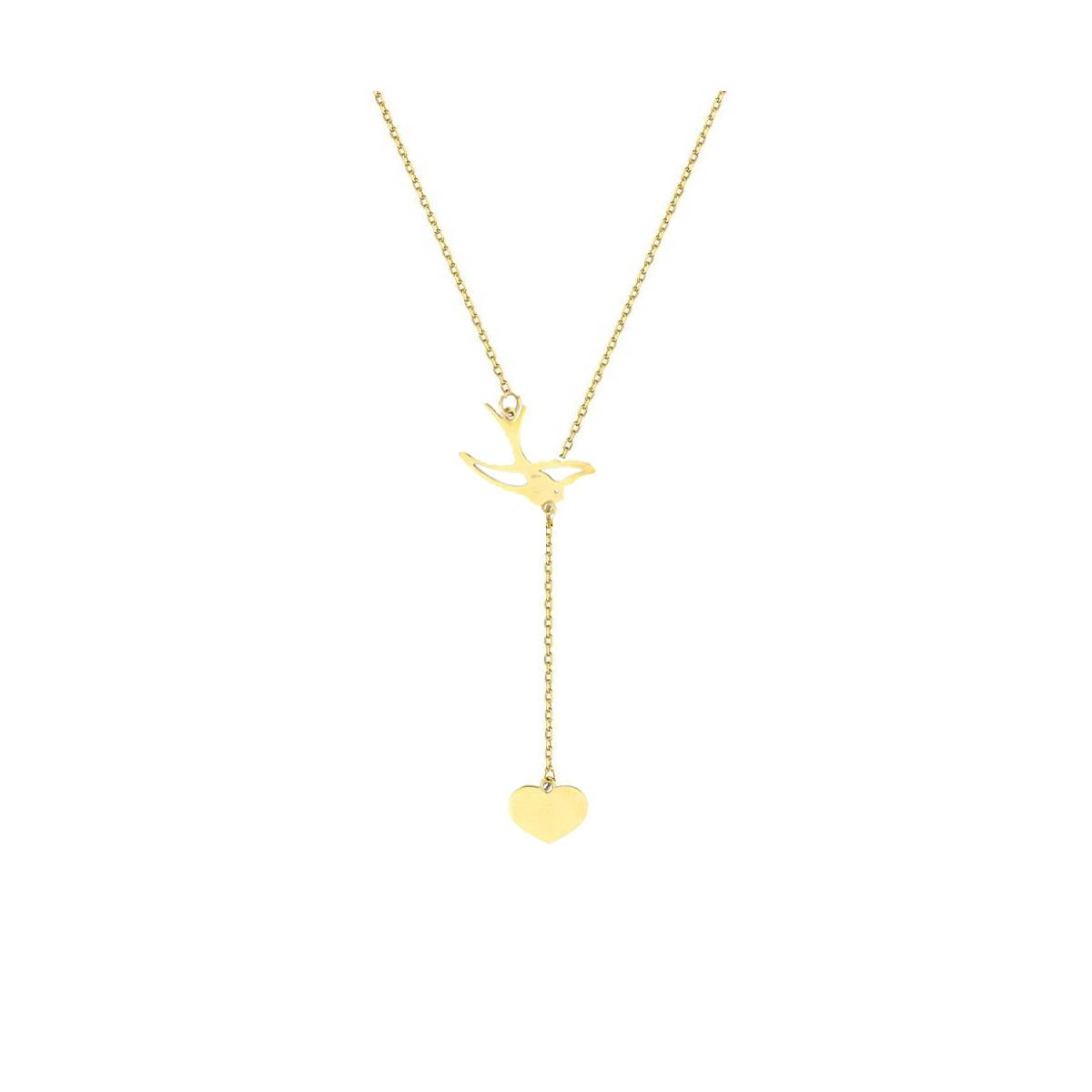 Swallow Gold Necklace