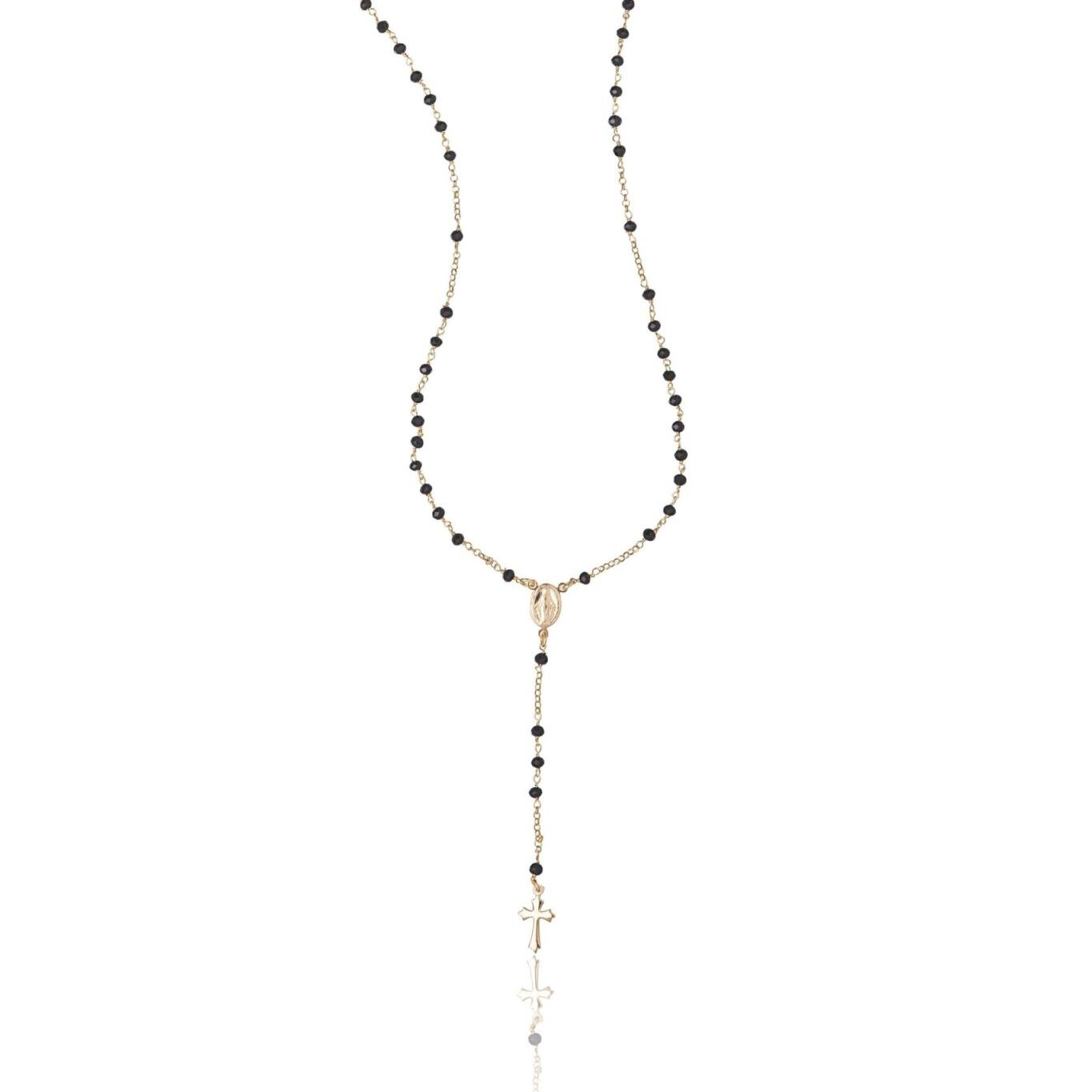 Collier pendentif en argent avec inserts religieux