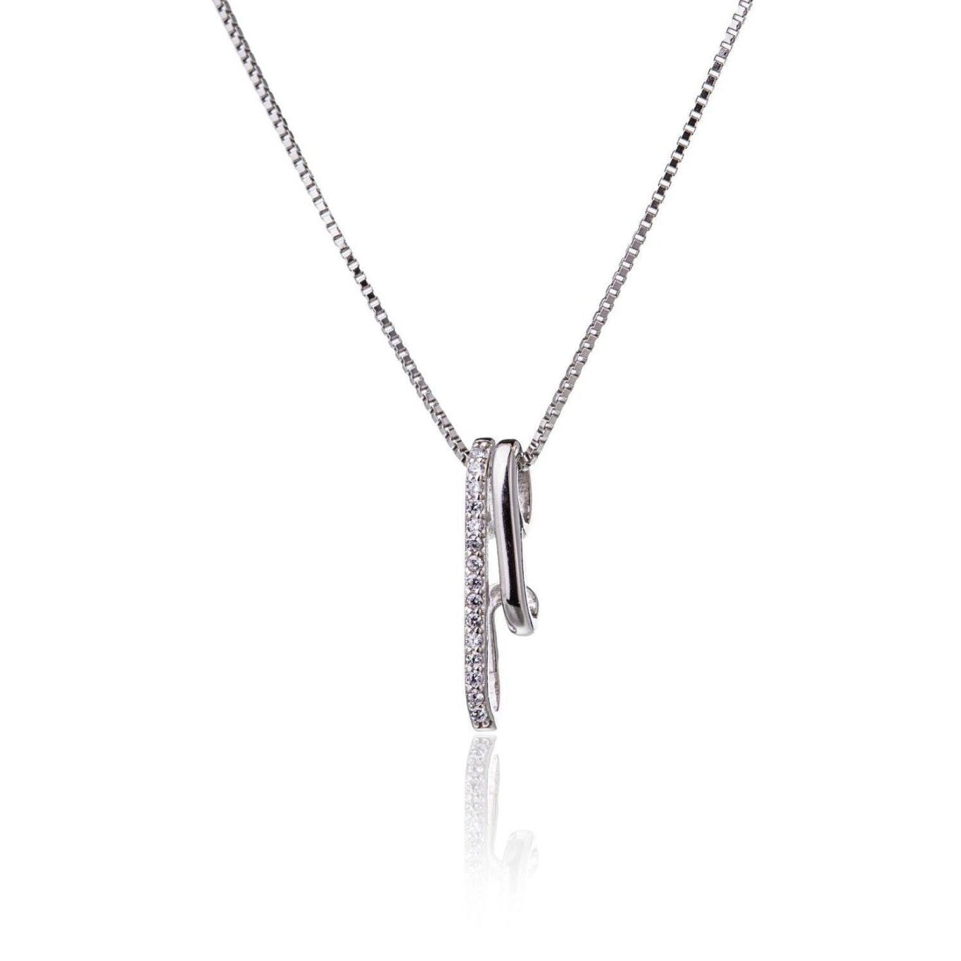 Collana Fermaglio con Zirconi