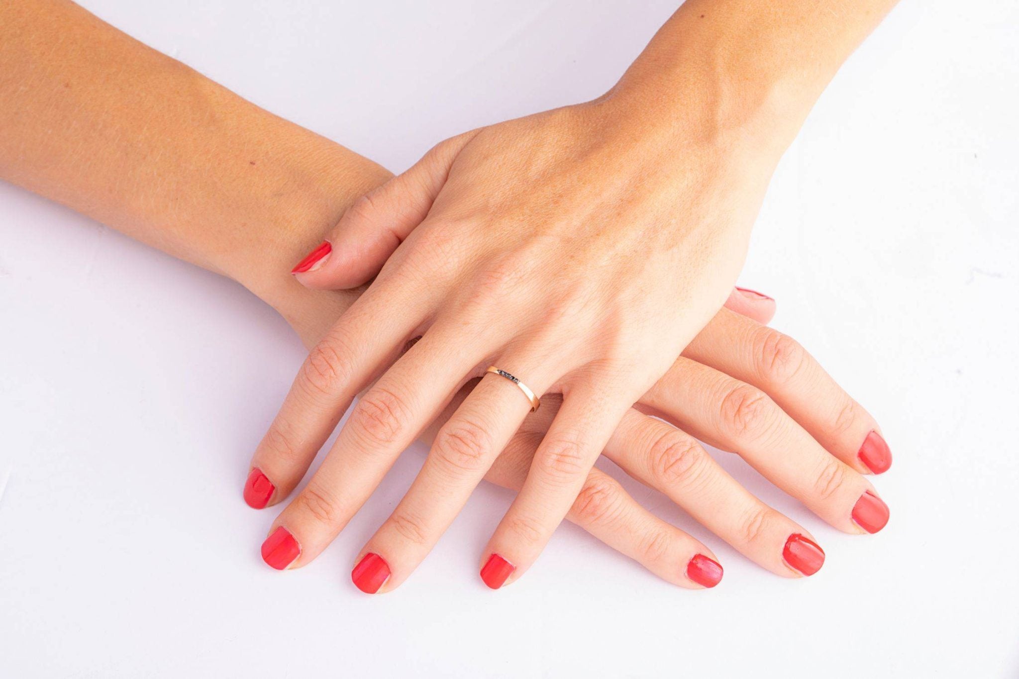 Bague Camille en Or et Zirconium Cubique Noir